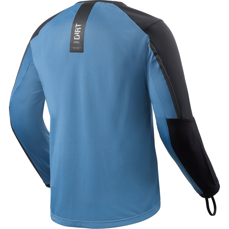 Revit Sierra 2 motorcross shirt blauw-zwart