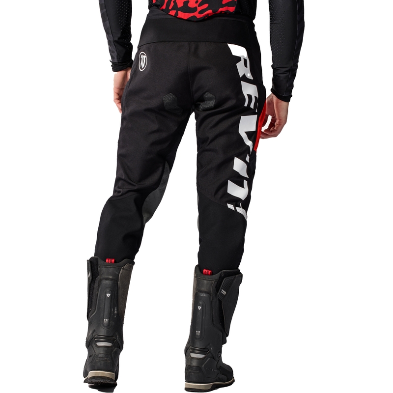 Revit Lejano motorbroek zwart-rood