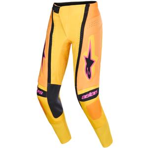 Alpinestars Techstar Nomur crossbroek oranje-geel-roze