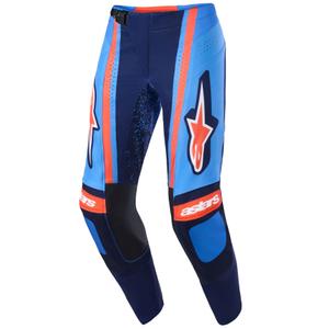 Alpinestars Techstar Nomur crossbroek donkerblauw-oranje-blauw