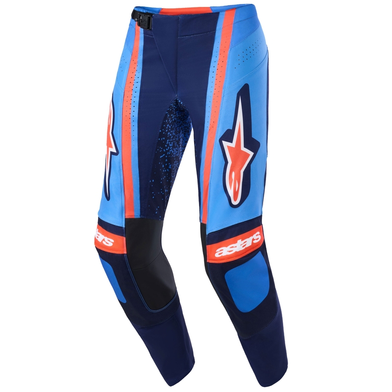 Alpinestars Techstar Nomur crossbroek donkerblauw-oranje-blauw