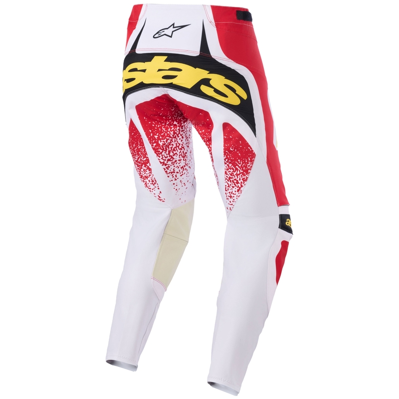 Alpinestars Techstar Nomur crossbroek lichtgrijs-rood-zwart-geel