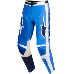 Alpinestars Racer Air Portl motorcrossbroek blauw-wit