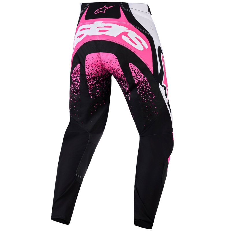 Alpinestars Stella Techstar Nomur dames crossbroek zwart-wit-roze
