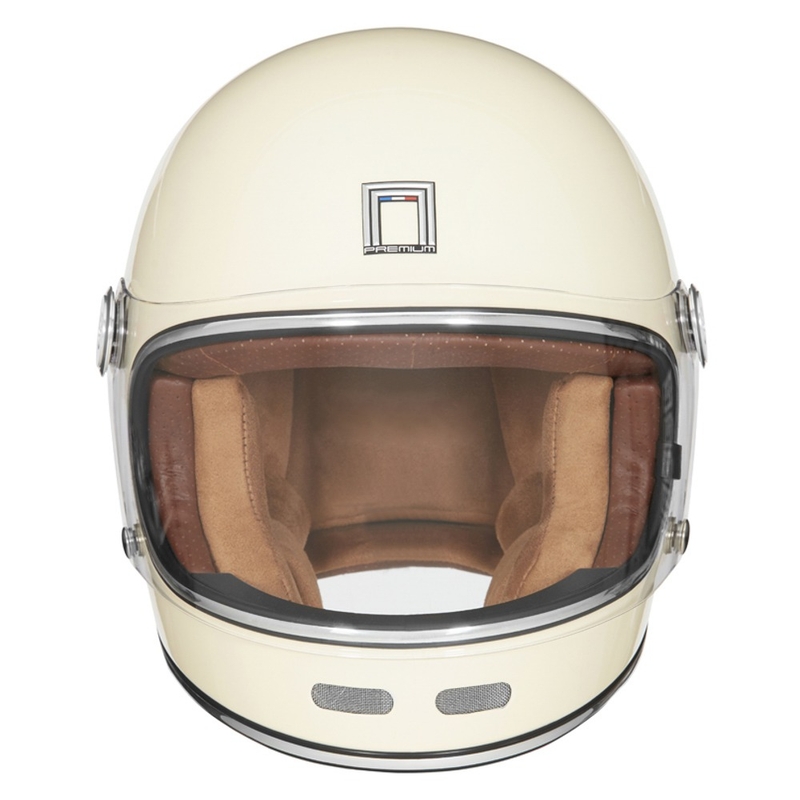 Integraal motorhelm NOX PREMIUM Revenge crème wit