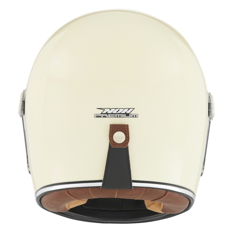 Integraal motorhelm NOX PREMIUM Revenge crème wit