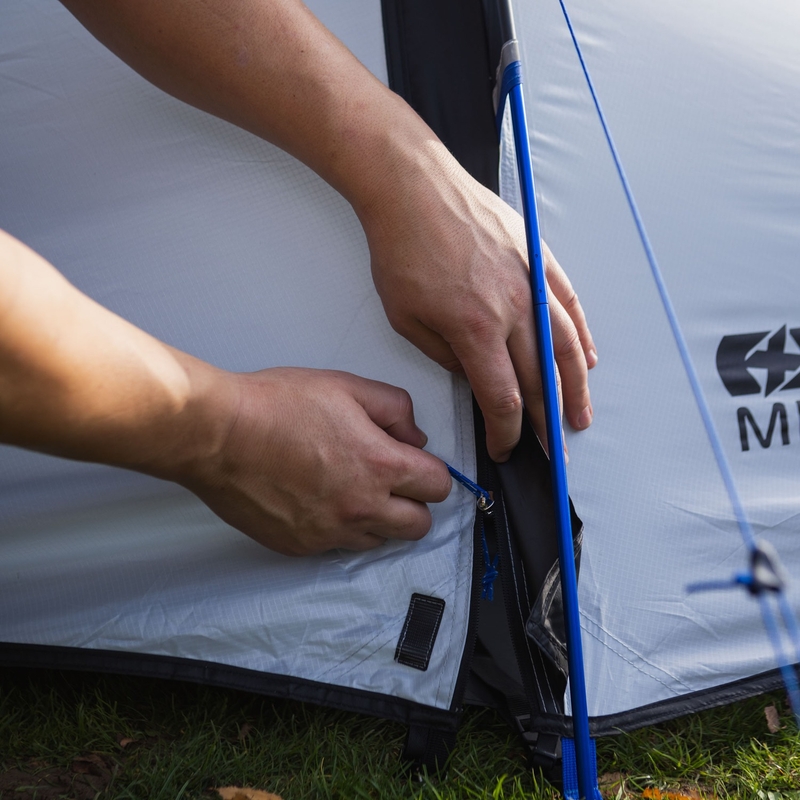 OXFORD tent voor één persoon zilver