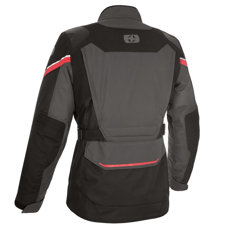 Oxford Montreal 4.0 Dry2Dry™ Motorjack Zwart-Grijs-Rood