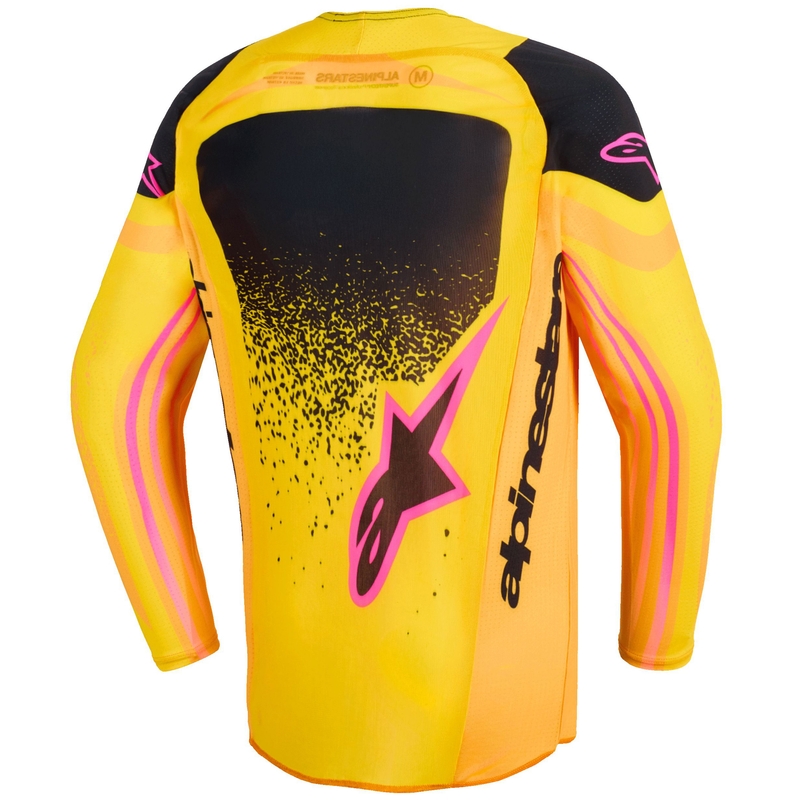 Alpinestars Techstar Nomur Kids Motocross Jersey Oranje-Geel-Roze