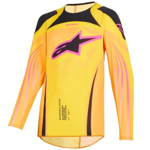 Alpinestars Techstar Nomur Kids Motocross Jersey Oranje-Geel-Roze