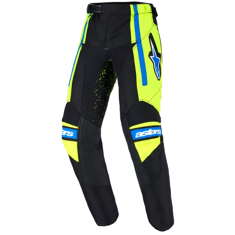 Alpinestars Racer Nomur Kids Motocrossbroek Donkerblauw-Fluo Geel-Zwart