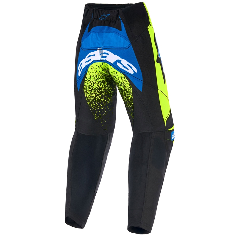 Alpinestars Racer Nomur Kids Motocrossbroek Donkerblauw-Fluo Geel-Zwart