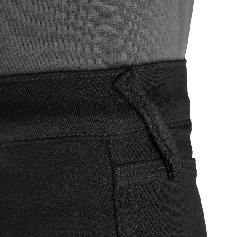 OXFORD ORIGINAL APPROVED SUPER STRETCH JEANS AA SLIM FIT cropped motorjeans zwart