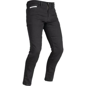 OXFORD ORIGINAL APPROVED SUPER STRETCH JEANS AA SLIM FIT cropped motorjeans zwart