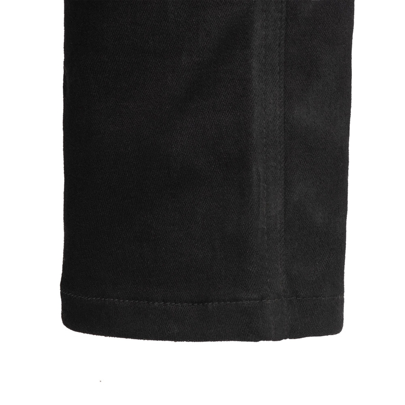OXFORD ORIGINAL APPROVED SUPER STRETCH JEANS AA SLIM FIT cropped motorjeans zwart