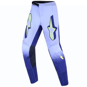 Alpinestars Supertech Scenz Kids Motocrossbroek Paars-Fluo Geel