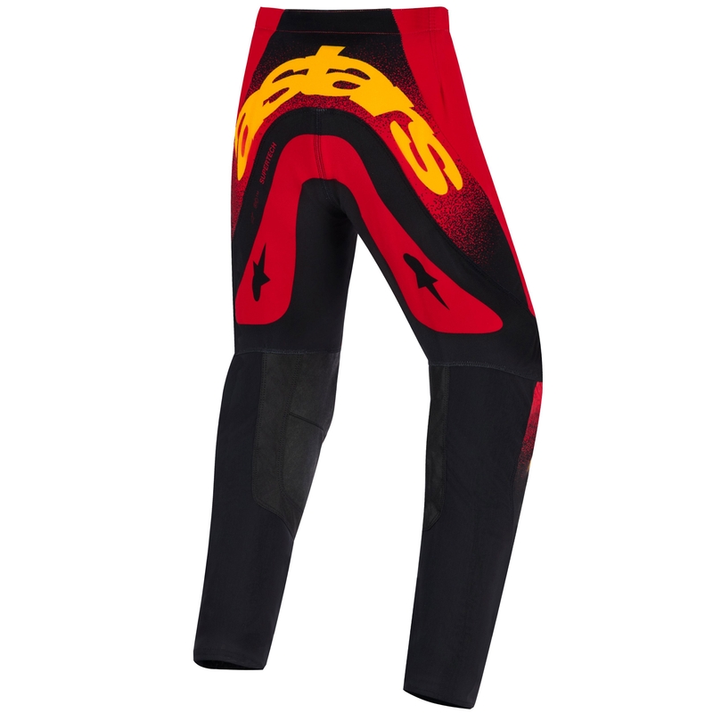 Alpinestars Supertech Scenz Kids Motocrossbroek Rood-Zwart-Geel
