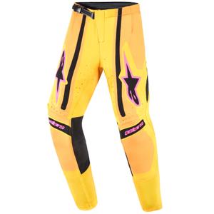 Alpinestars Techstar Nomur Kids Motocrossbroek Oranje-Geel-Roze