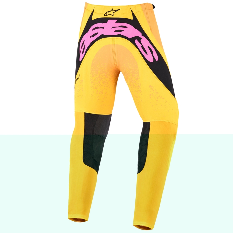 Alpinestars Techstar Nomur Kids Motocrossbroek Oranje-Geel-Roze