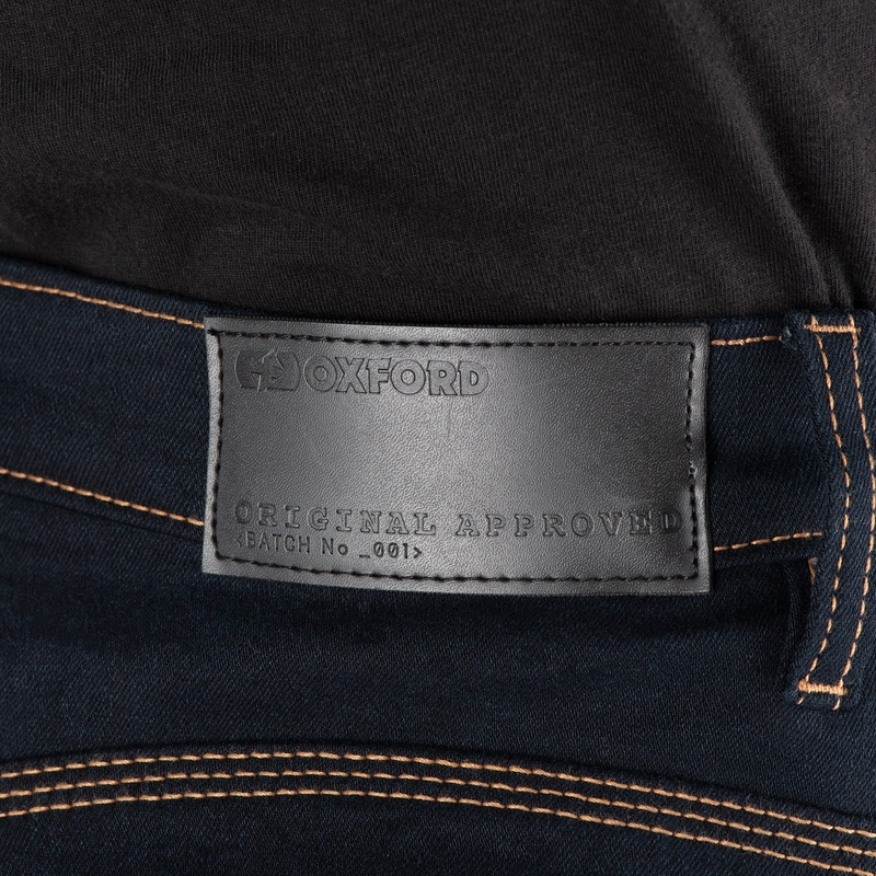 Dames motorjeans OXFORD ORIGINAL APPROVED SUPER STRETCH JEANS AA SLIM FIT blauw indigo