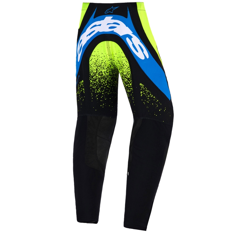 Alpinestars Techstar Nomur Kids Motocrossbroek Donkerblauw-Fluo Geel-Blauw