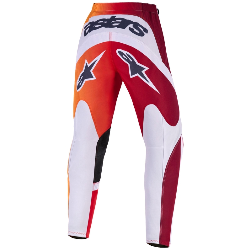 Alpinestars Fluid Portl kindercrossbroek rood-oranje-lichtgrijs