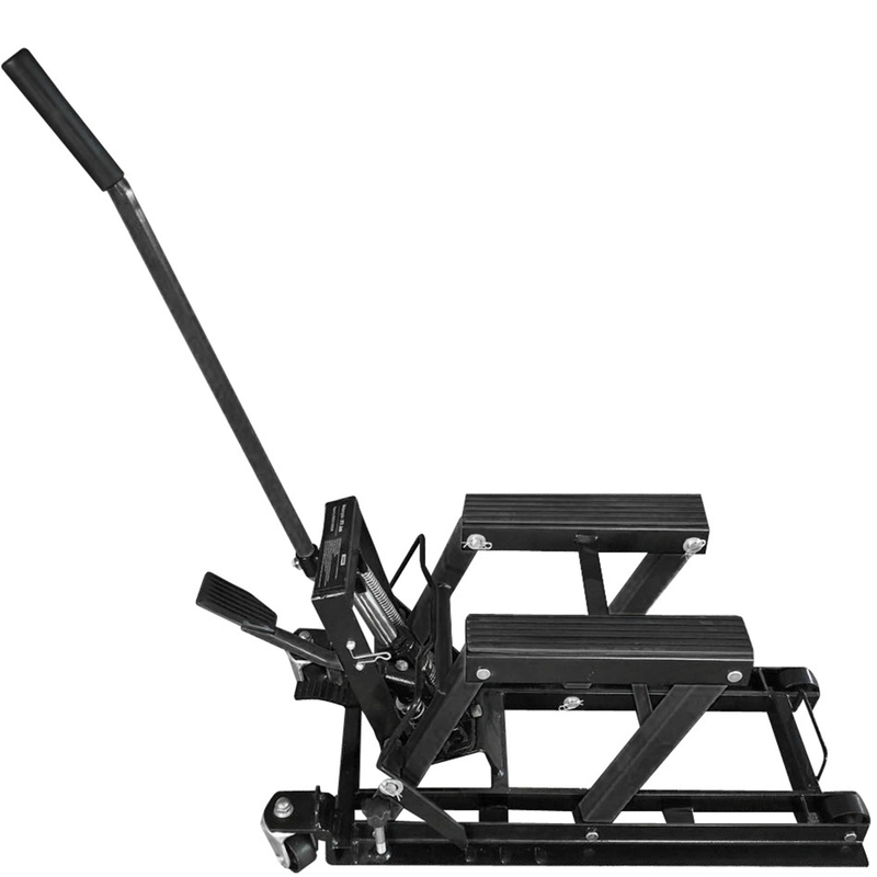 Mobiele hydraulische krik voor motorfietsen en ATV's Q-TECH zwart