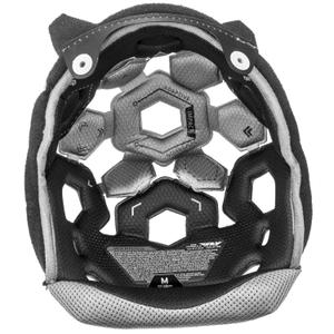 Binnenkap voor Fly Racing Formula helm zwart-grijs