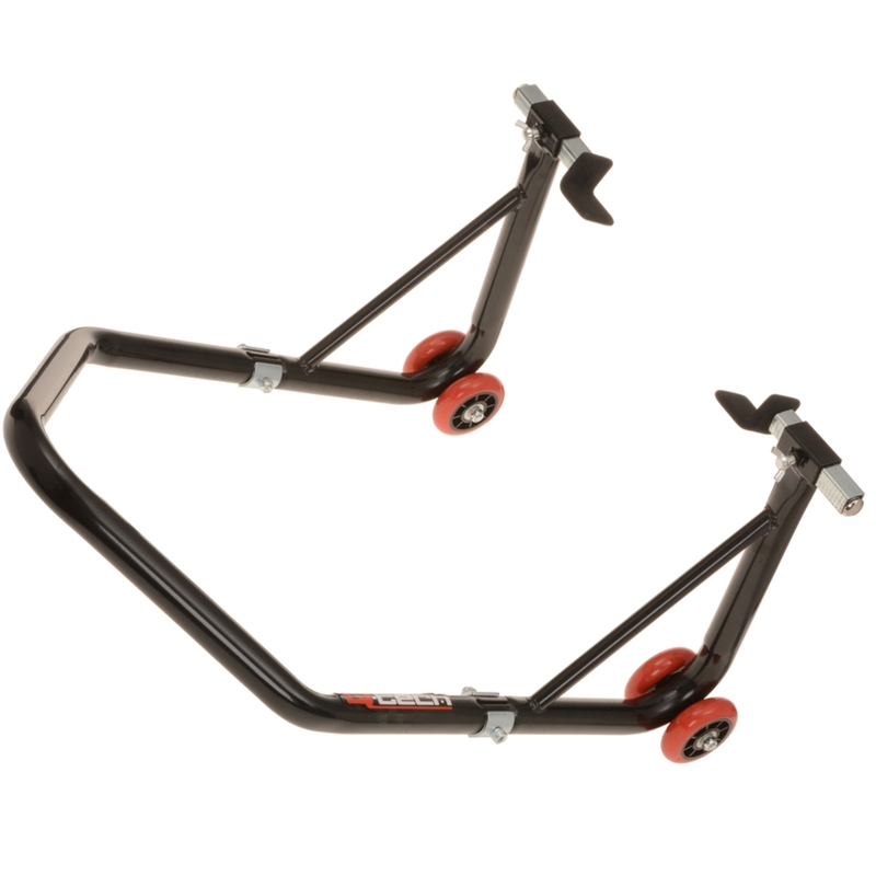 Motorstandaard Q-TECH voor - voor bril/achter zwart