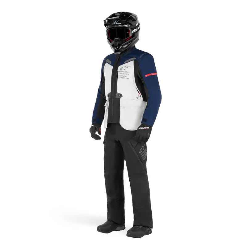 Alpinestars ST-7 Gore-Tex jack lichtgrijs-blauw-zwart