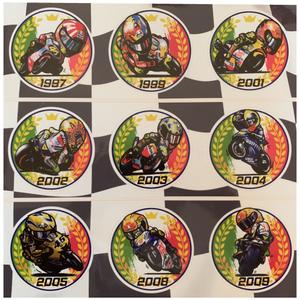 Valentino Rossi stickerset