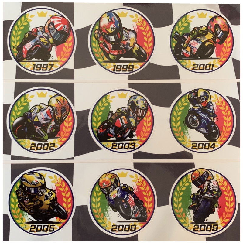 Valentino Rossi stickerset