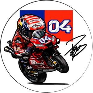Andrea Dovizioso ART-sticker