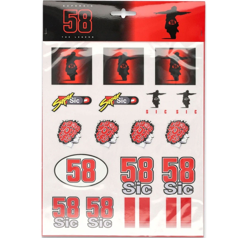 Marco Simoncelli A4-stickerset