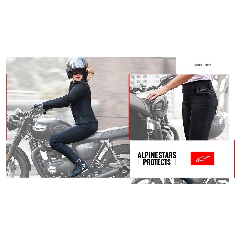 Alpinestars Banshee dames motorlegging zwart