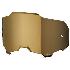 100% ARMEGA spiegelgoud vizier voor motorcrossbrillen (anticondens)