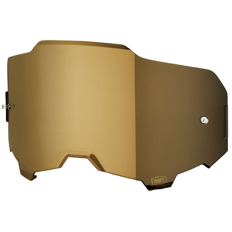 100% ARMEGA spiegelgoud vizier voor motorcrossbrillen (anticondens)