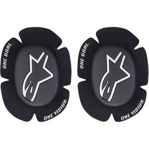 Alpinestars GP Sport EVO zwart-witte knieschuivers