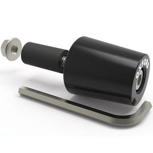 Oxford Bar Ends 3 stuurgewichten met reductie zwart 1 paar