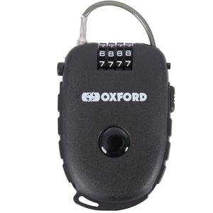 Oxford intrekbaar combinatieslot zwart