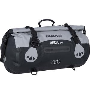 Oxford Aqua T-50 Roll Bag 50 l waterdichte tas zwart-grijs