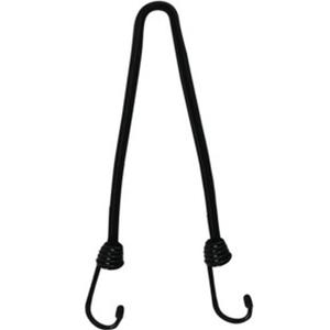 Oxford Spider band 450/10 mm met draadhaak uiteinden, zwart