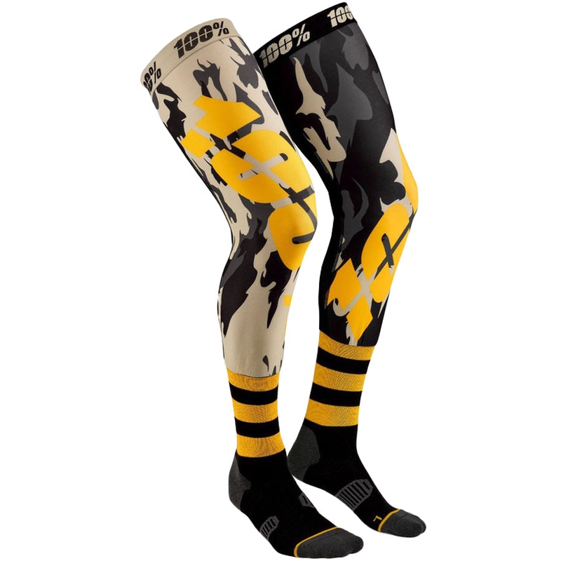 Kniehoge laarzen 100% - USA REV zwart-dessert-geel