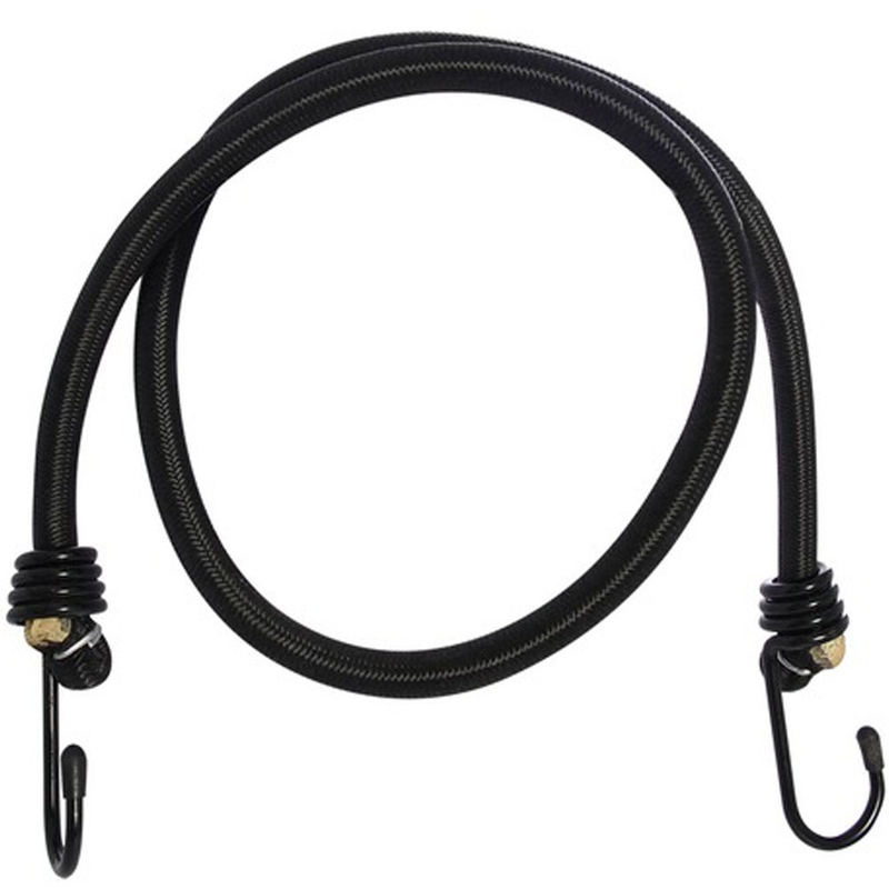 Oxford Spider band 900/10 mm met draadhaak uiteinden, zwart