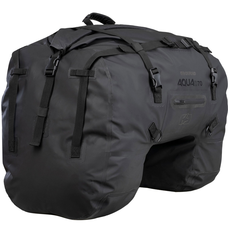 Oxford Aqua D-70 achterzadeltas zwart
