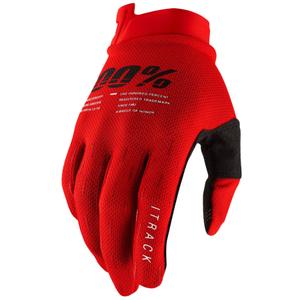Motocross handschoenen 100% - USA ITRACK rood