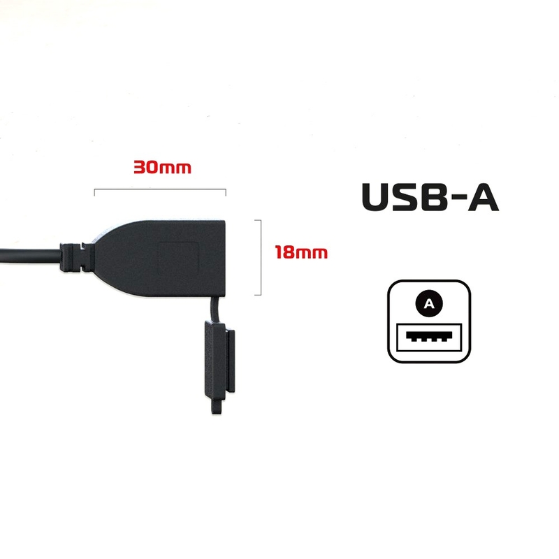 Oxford USB-A 5V/3A oplaadaansluiting