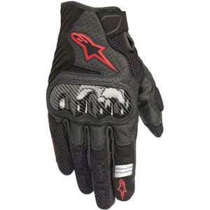 Alpinestars SMX-1 AIR 2 motorhandschoenen zwart-fluorrood