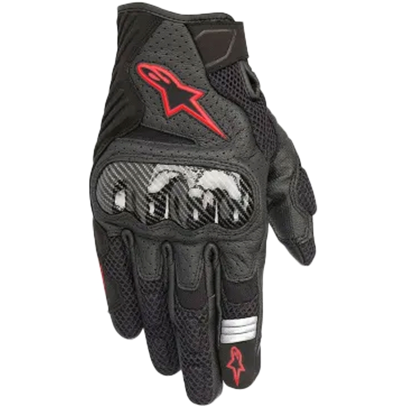 Alpinestars SMX-1 AIR 2 motorhandschoenen zwart-fluorrood