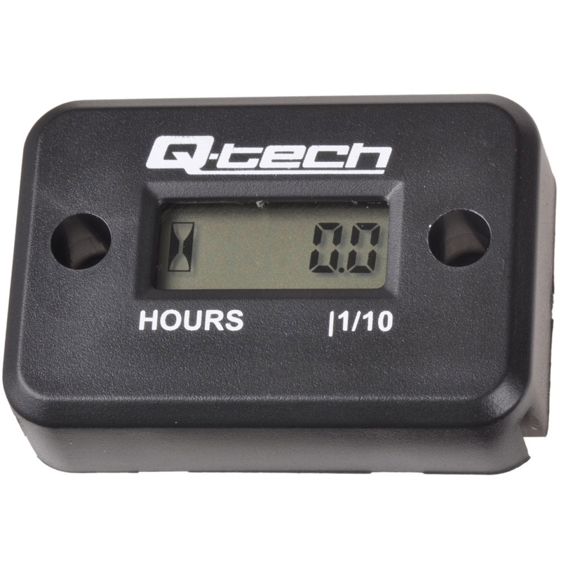Q-TECH urenteller zwart